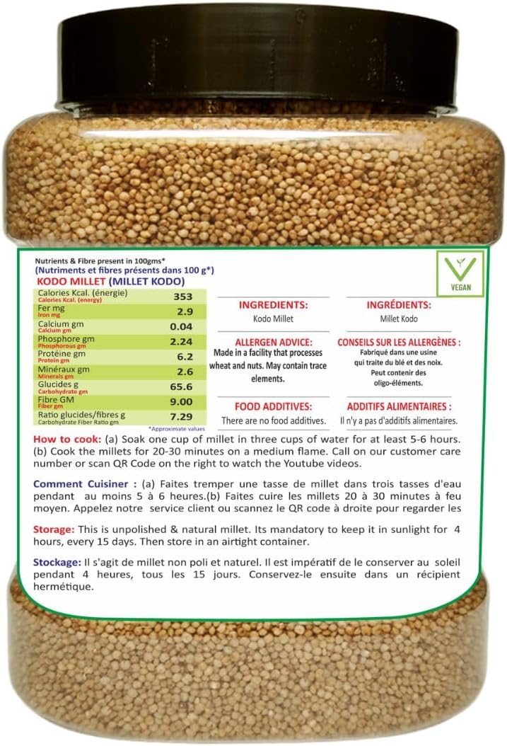 HDC Siridhanya Organic Millets Combo Pack - 5 Varieties, 500g Each - Image 2